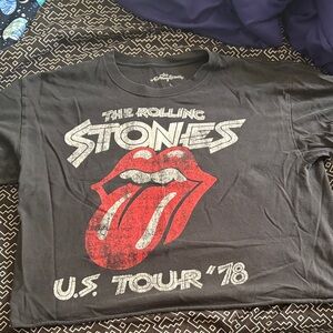 The Rolling Stones Kids Black and Red Tour T-Shirt